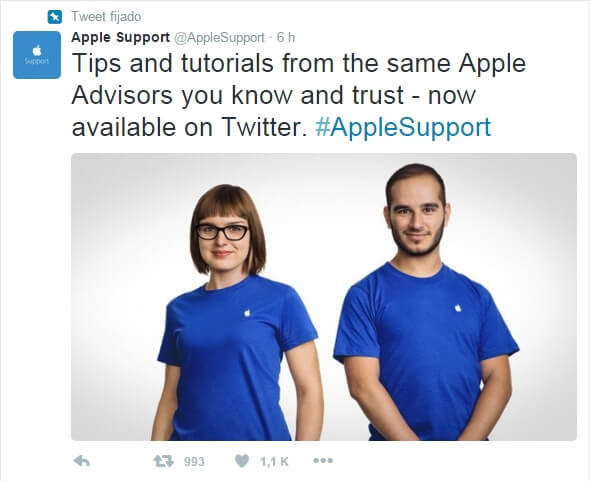 @AppleSuppot Apple en Twitter (1)