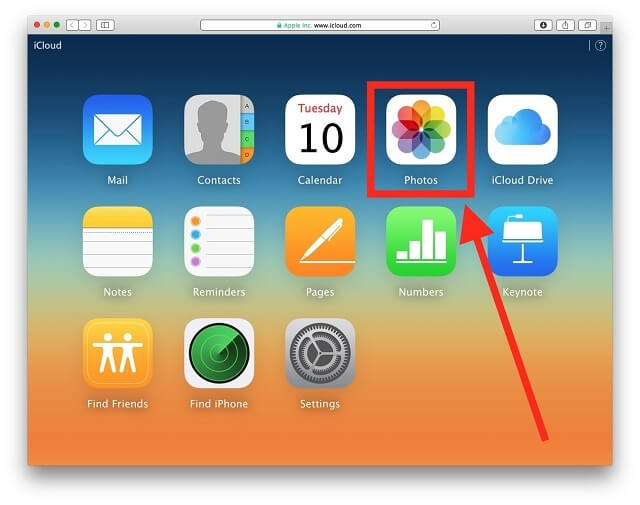 choose-photos-on-icloud-website
