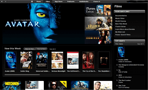 apple itunes movies