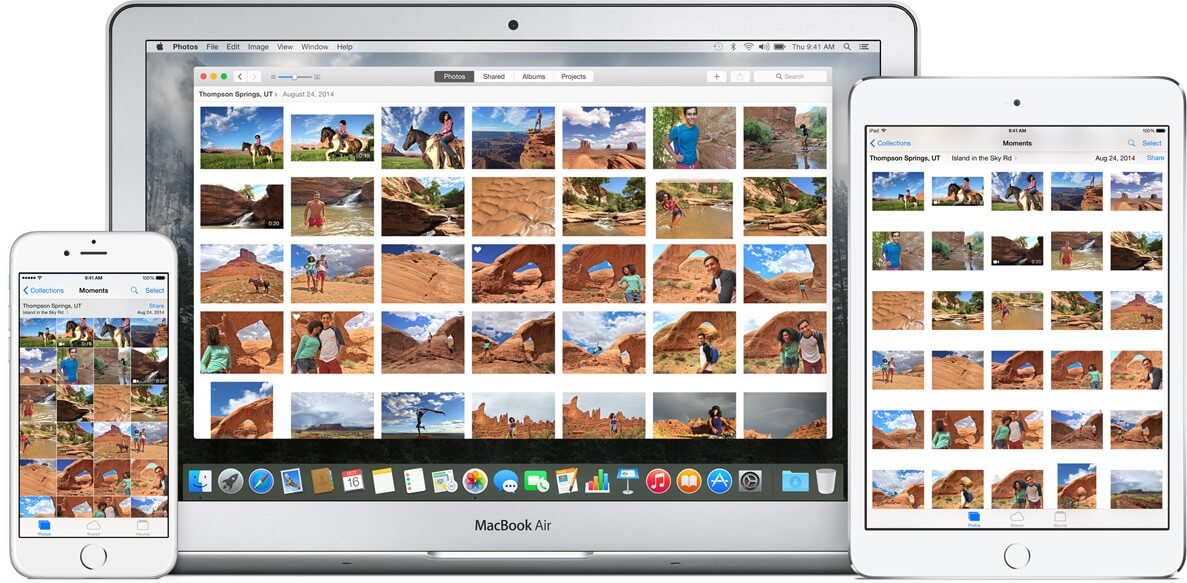 Utilizar Apple iCloud y app de Fotos para nuestras bibliotecas de fotos
