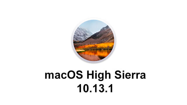 beta macOS High Sierra 10.13.1