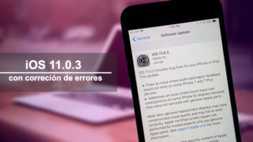 Actualización iOS 11.0.3