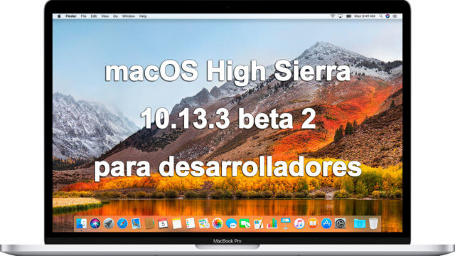 macOS High Sierra 10.13.3