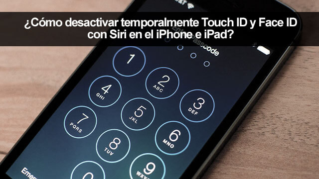 Touch ID y Face ID iOS