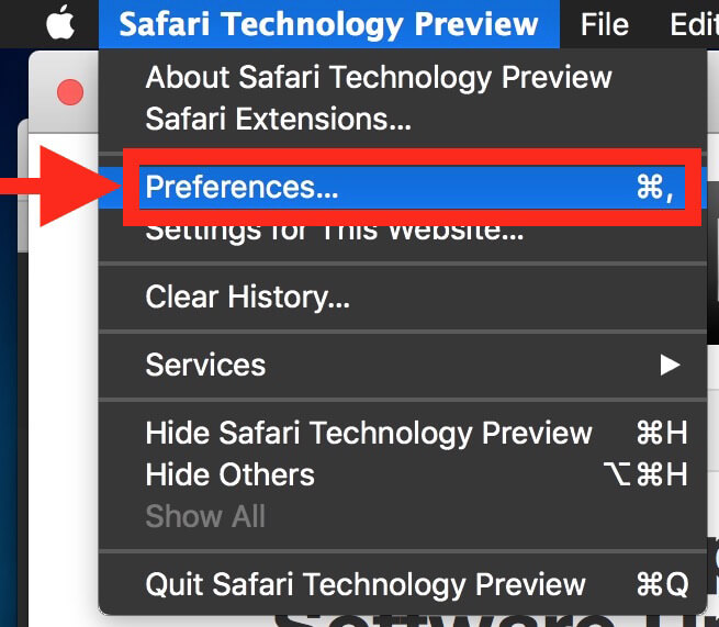 Safari MacOS