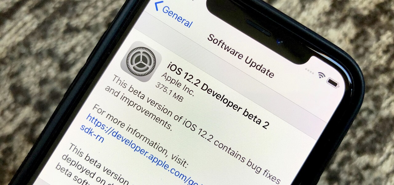 iOS 12.2 Beta