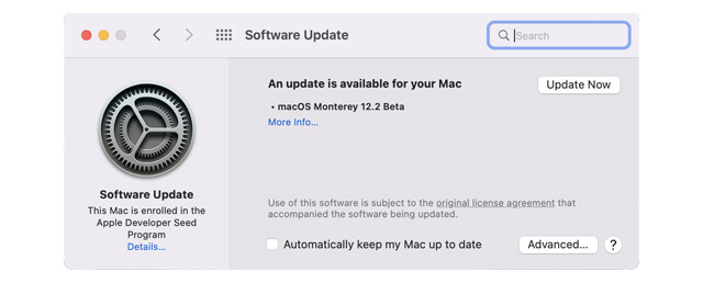 macOS Monterey 12.2